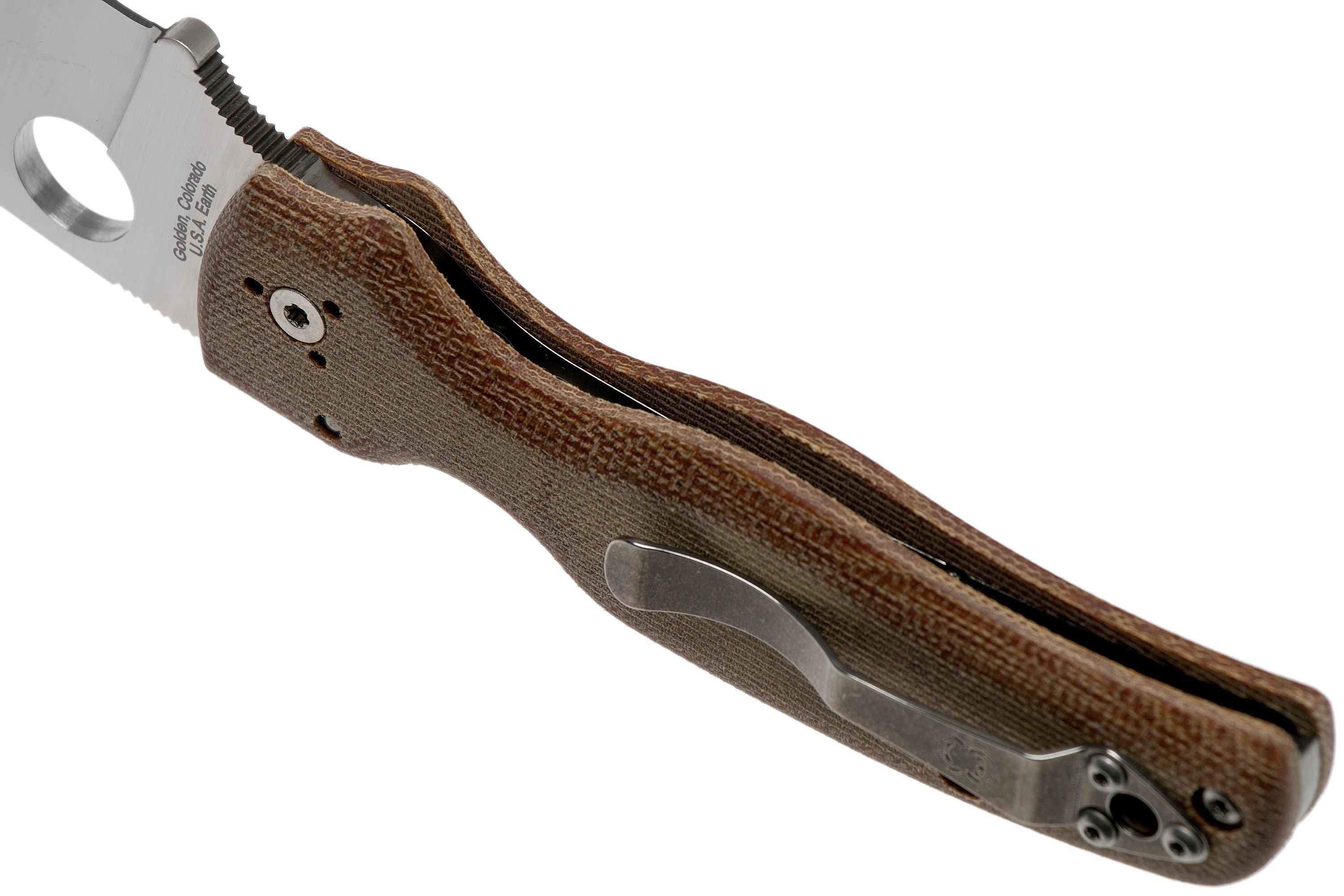 Spyderco Shaman C229MPZW ZWear Sprint Run zakmes, Sal Glesser design