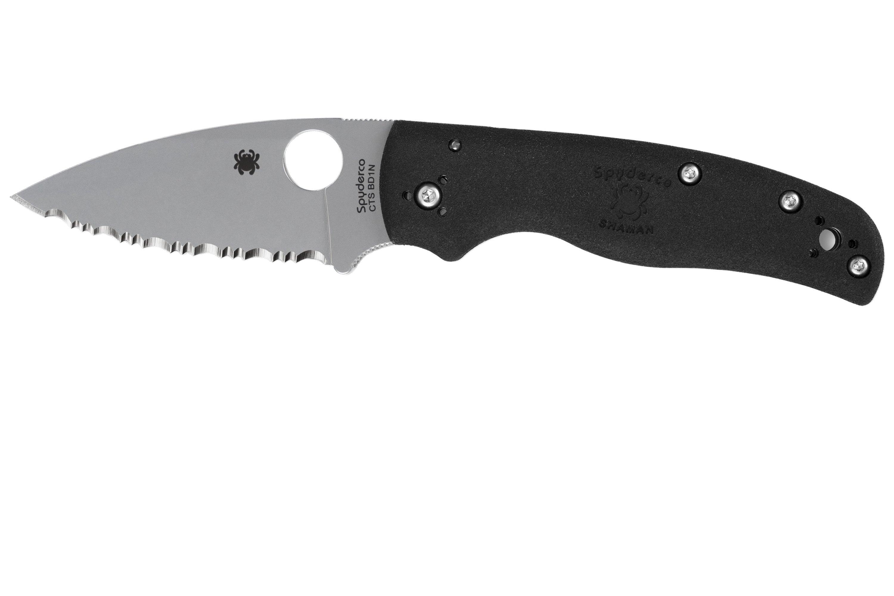 spyderco-shaman-lightweight-c229sbk-serrated