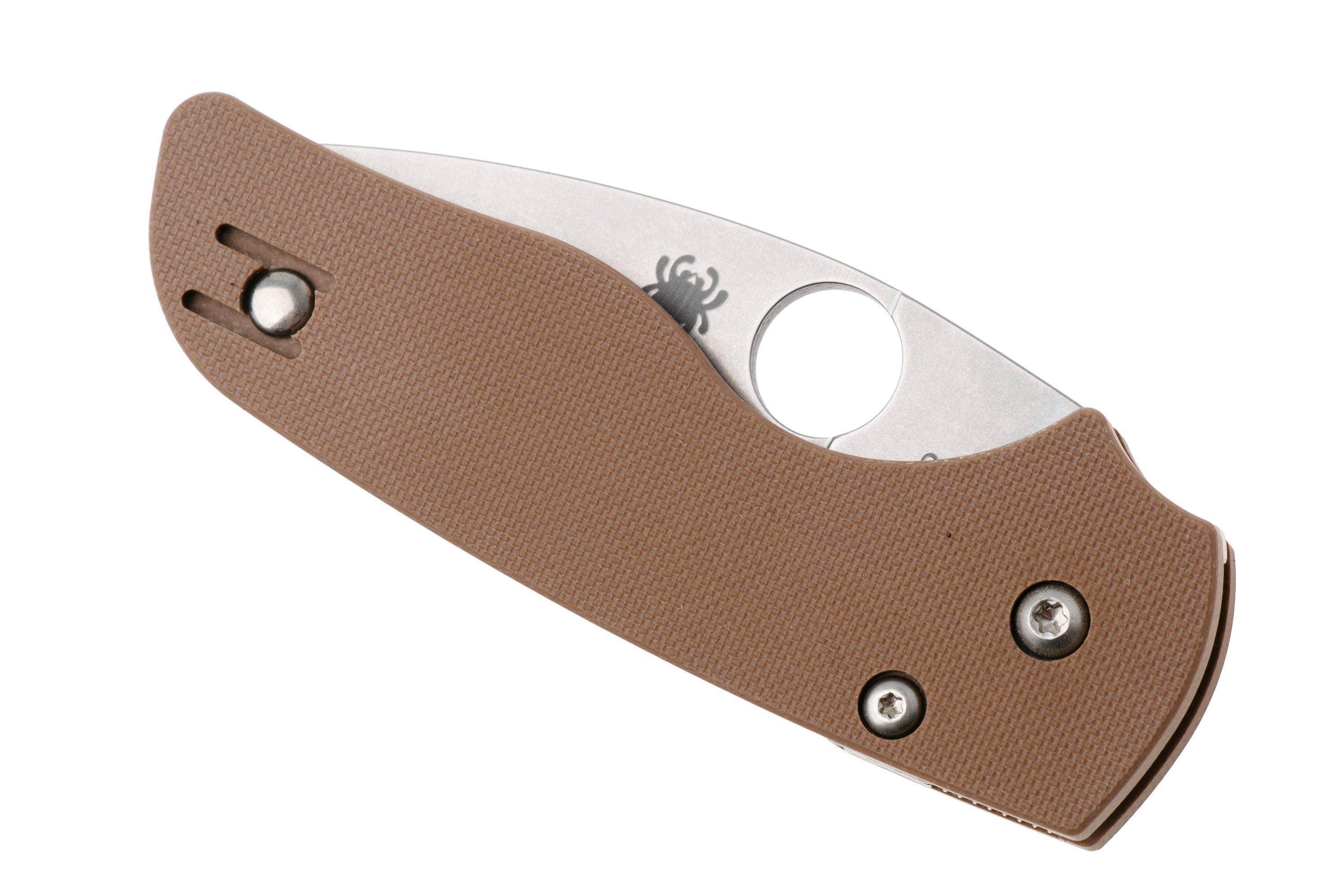 Spyderco Lil' Native CPM 15V Compression Lock C230GPBN15V Brown