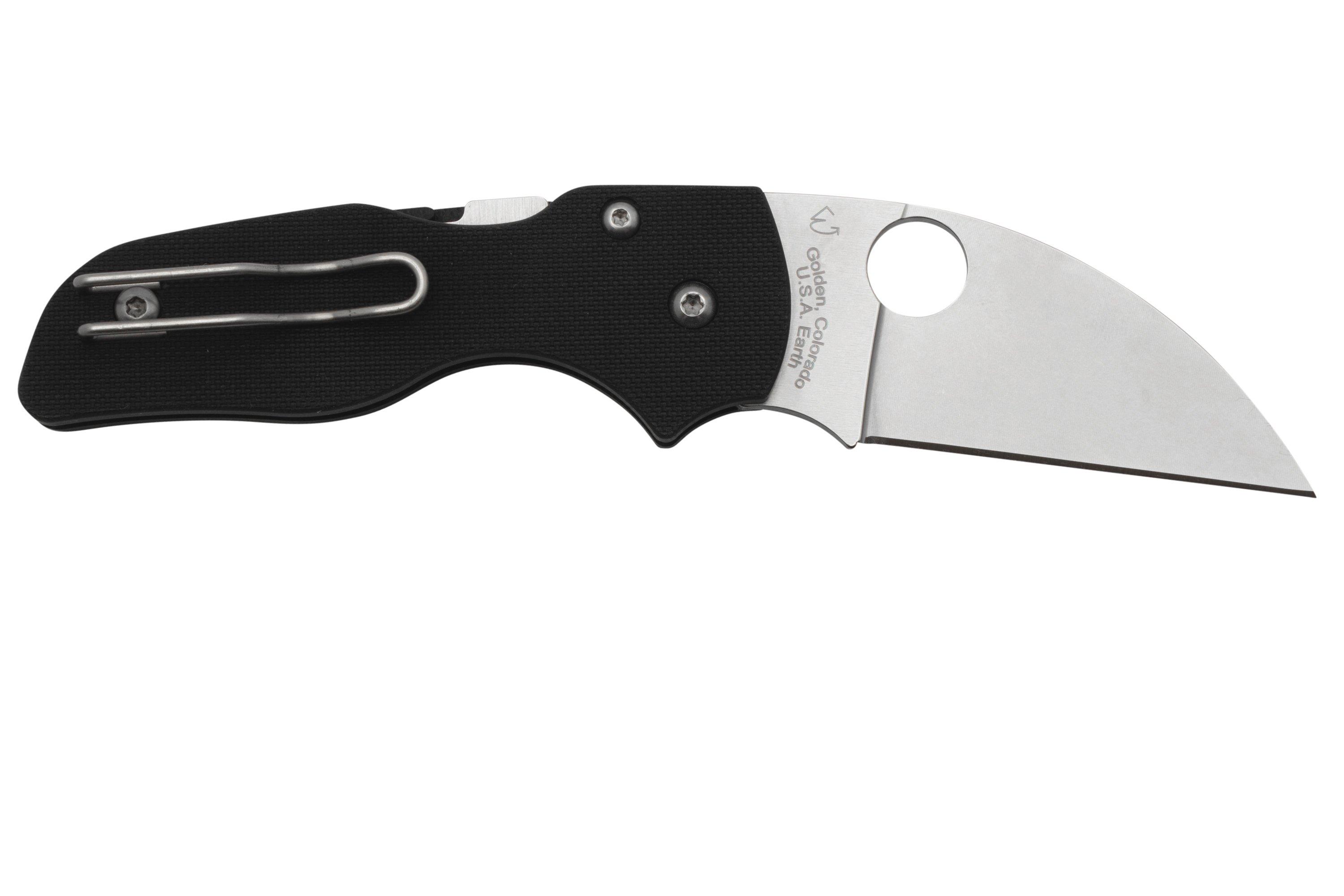 Spyderco Lil' Native C230GPWC Wharncliffe Compression Lock G10, pocket ...