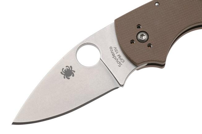 Image pour Spyderco Lil' Native CPM 15V Backlock C230MBGPBN15V Brown G10, Sprint Run couteau de poche