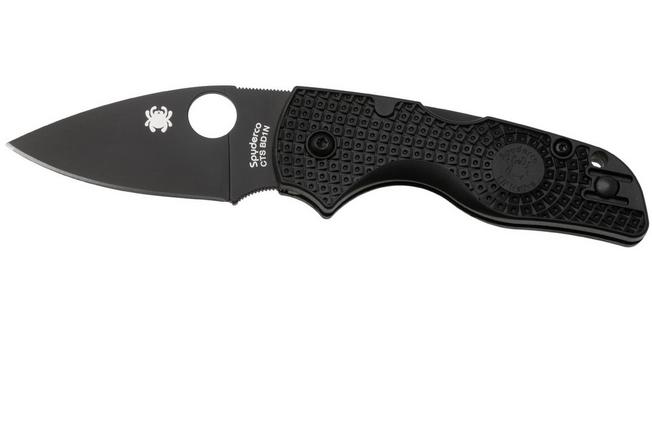 Afbeelding voor Spyderco Lil’ Native Lightweight Backlock Black DLC C230PBBK Black FRN, zakmes