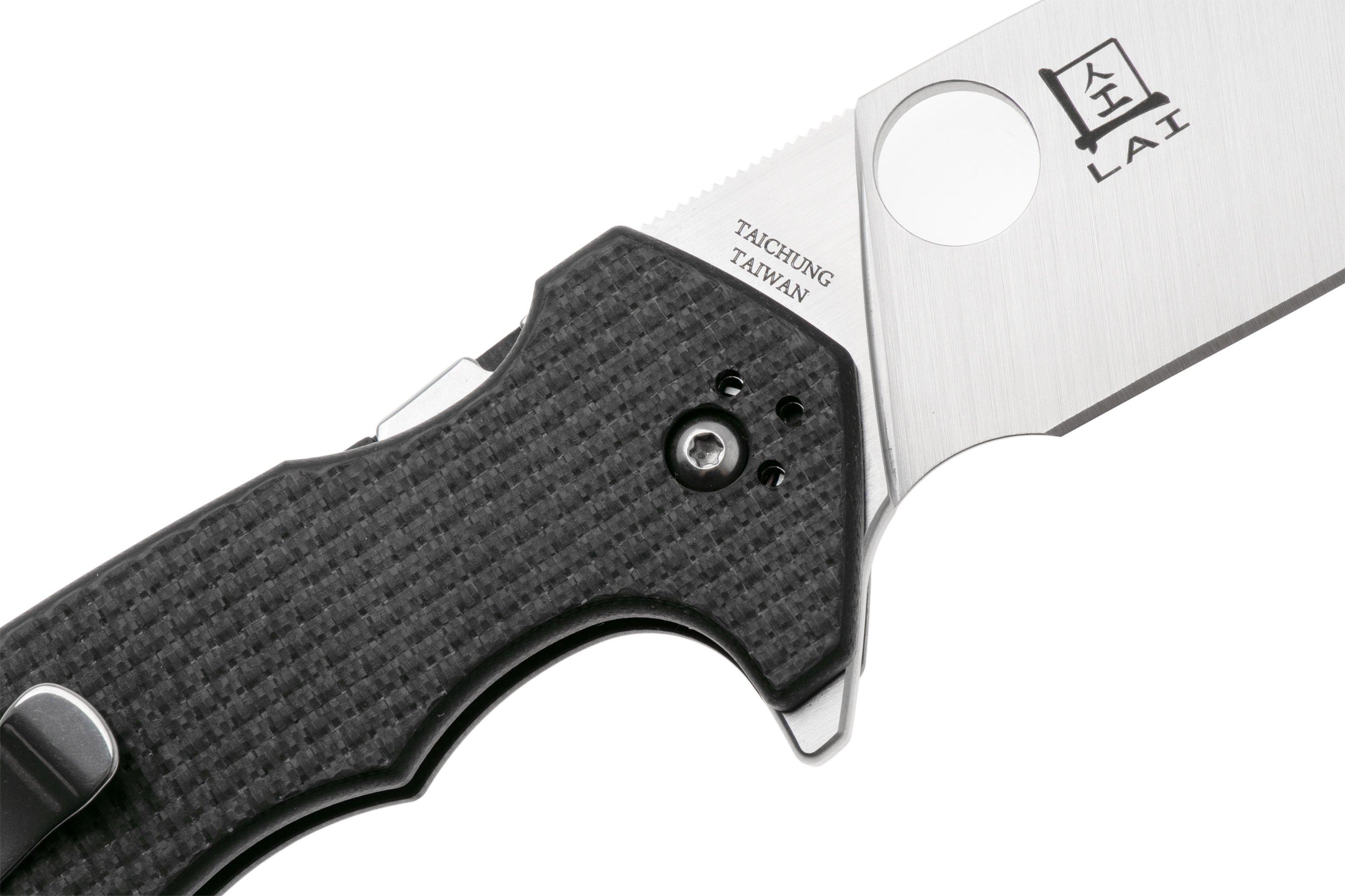 Spyderco Amalgam C234CFP pocket knife, Brian Lai design