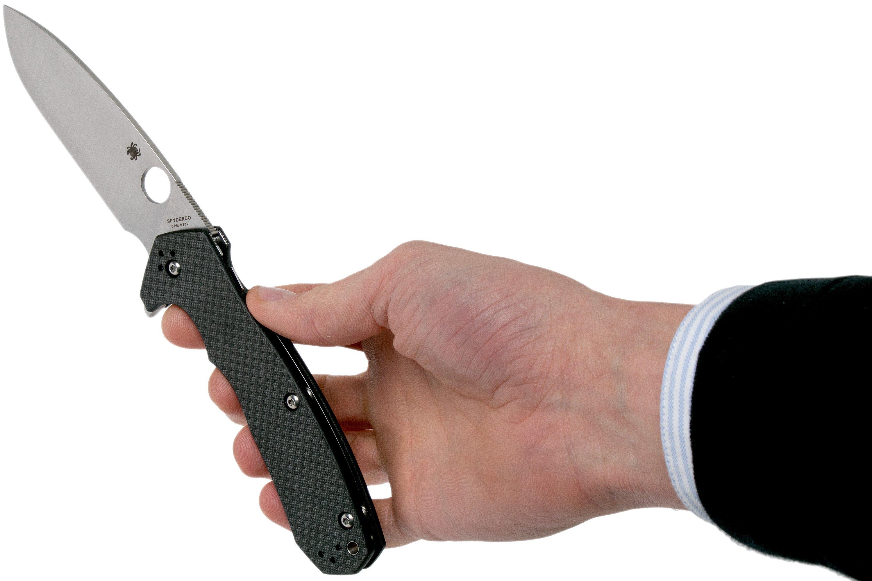 Spyderco Amalgam C234CFP pocket knife, Brian Lai design