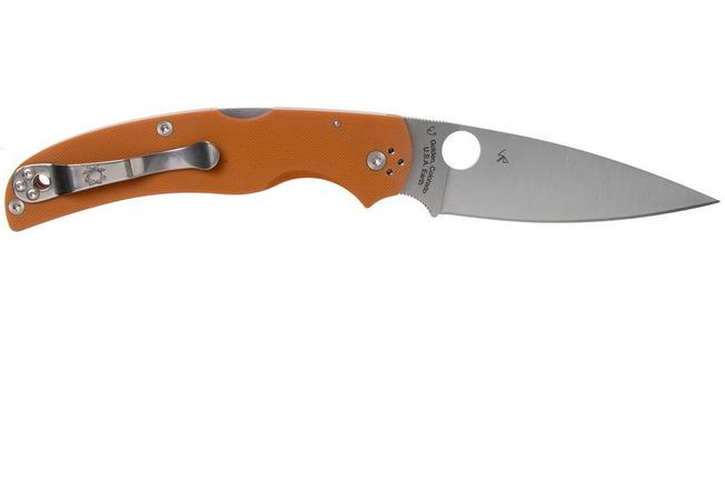 Spyderco Native Chief REX45 Burnt Orange G10 C244GPBORE Sprint Run