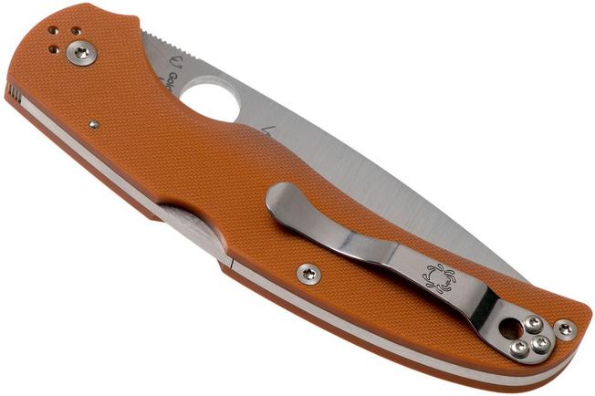 Spyderco Native Chief REX45 Burnt Orange G10 C244GPBORE Sprint Run