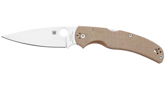 Image pour Spyderco Native Chief CPM Cru-Wear C244MPCW Brown Canvas Micarta couteau de poche