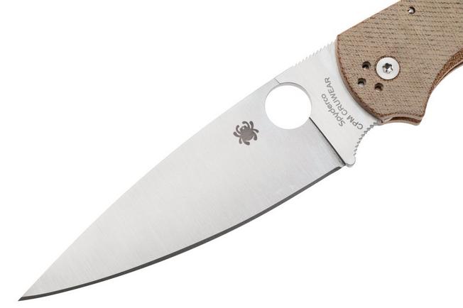 Image pour Spyderco Native Chief CPM Cru-Wear C244MPCW Brown Canvas Micarta couteau de poche