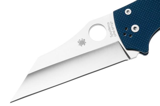 Afbeelding voor Spyderco YoJumbo SPY27 C253GPCBL Cobalt Blue G10 zakmes, Michael Janich design