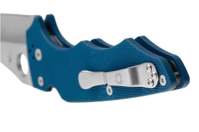 Afbeelding voor Spyderco YoJumbo SPY27 C253GPCBL Cobalt Blue G10 zakmes, Michael Janich design