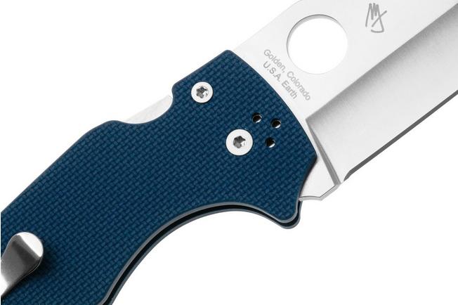 Afbeelding voor Spyderco YoJumbo SPY27 C253GPCBL Cobalt Blue G10 zakmes, Michael Janich design