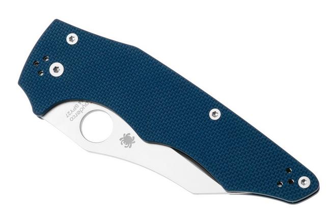 Afbeelding voor Spyderco YoJumbo SPY27 C253GPCBL Cobalt Blue G10 zakmes, Michael Janich design
