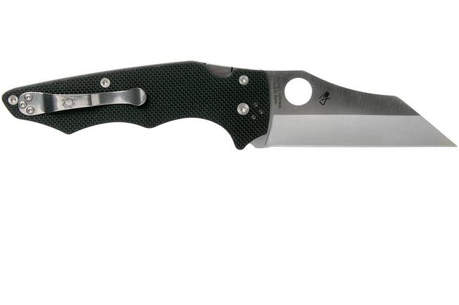 Spyderco YoJumbo C253G Black G10 pocket knife, Michael Janich