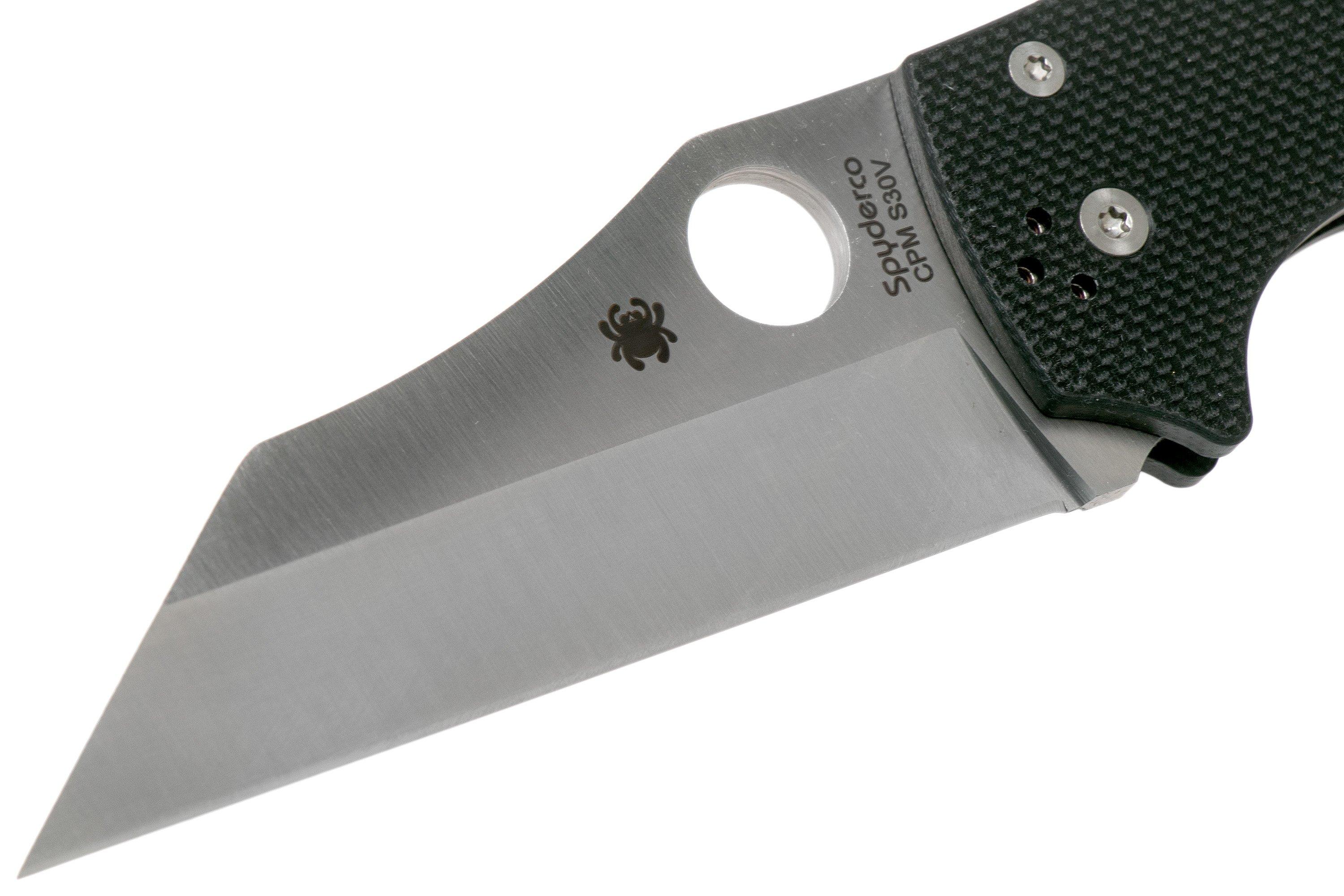 Spyderco YoJumbo C253G Black G10 zakmes, Michael Janich design | Voordelig  kopen bij knivesandtools.nl