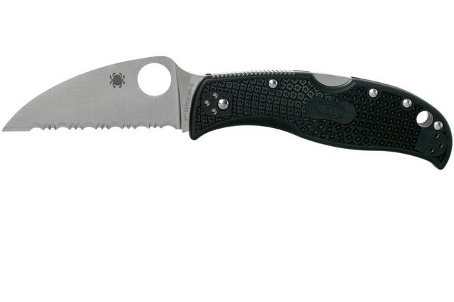 Spyderco Rockjumper C254SBK serrated pocket knife | Advantageously 