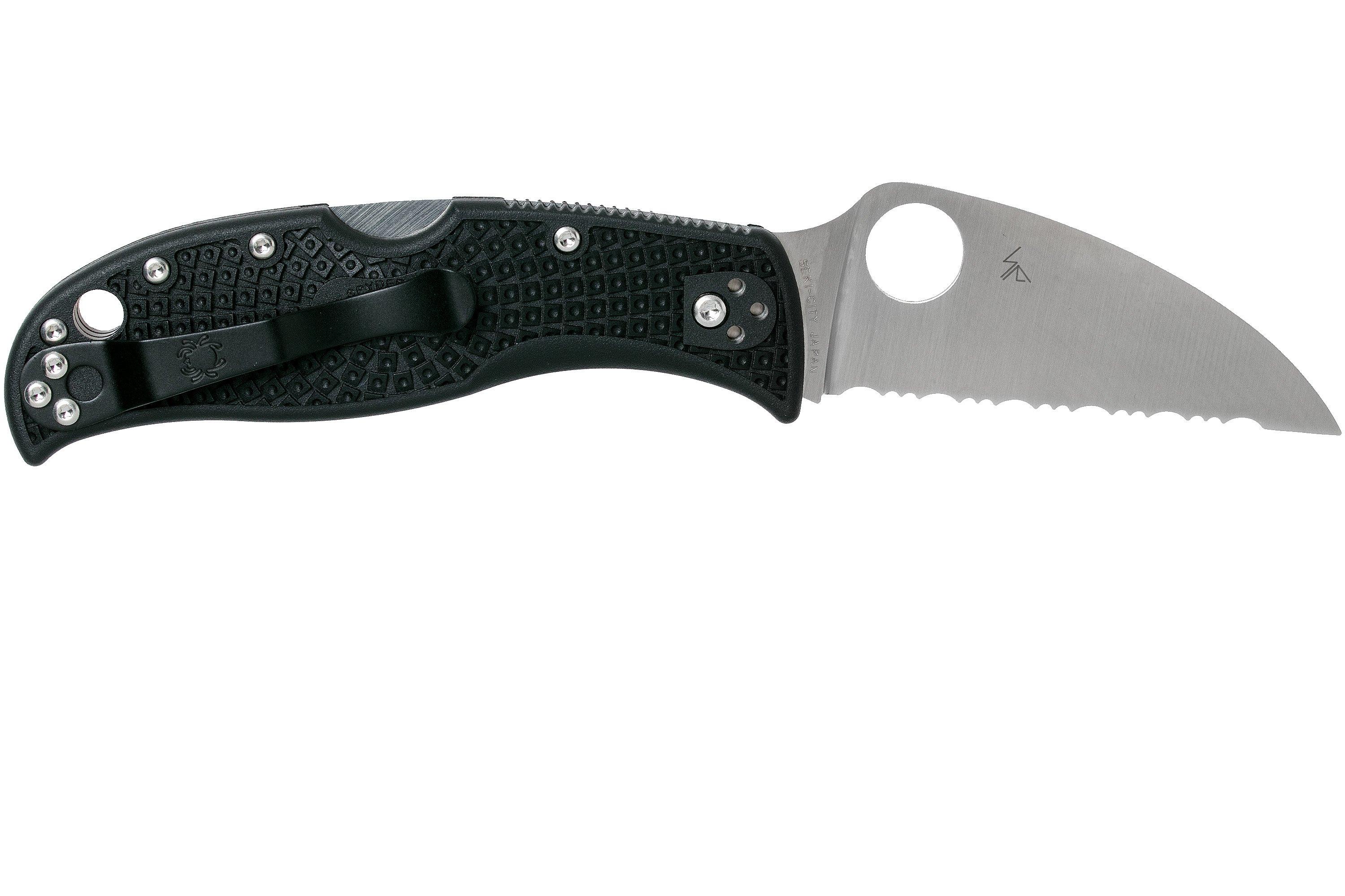 Spyderco Rockjumper C254SBK serrated pocket knife Advantageously