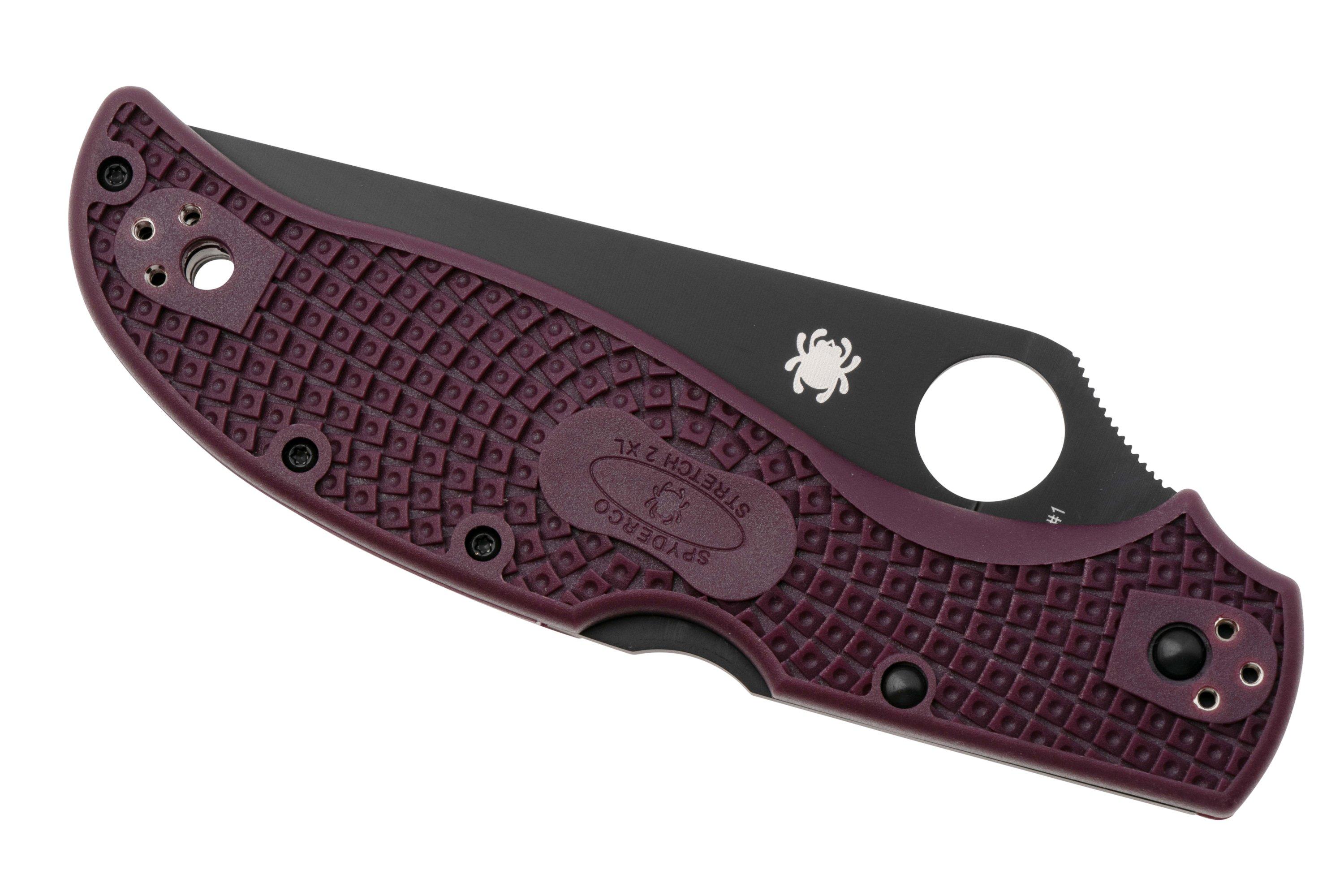 Spyderco Stretch 2 XL Lightweight Micro-Melt PD#1 C258BGBKP