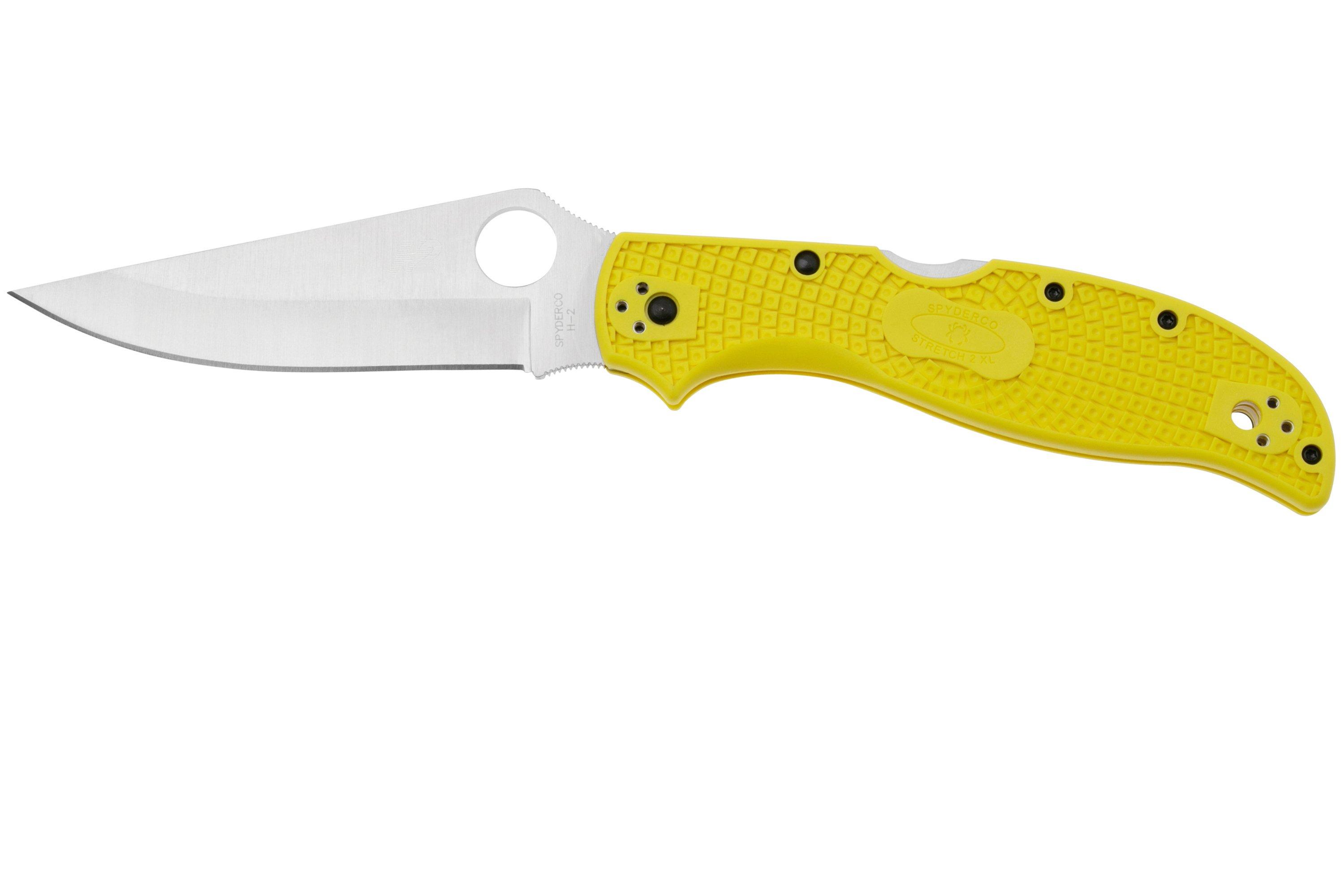 Spyderco Stretch 2 XL Salt H-2 C258PYL Yellow FRN, navalha | Compras ...