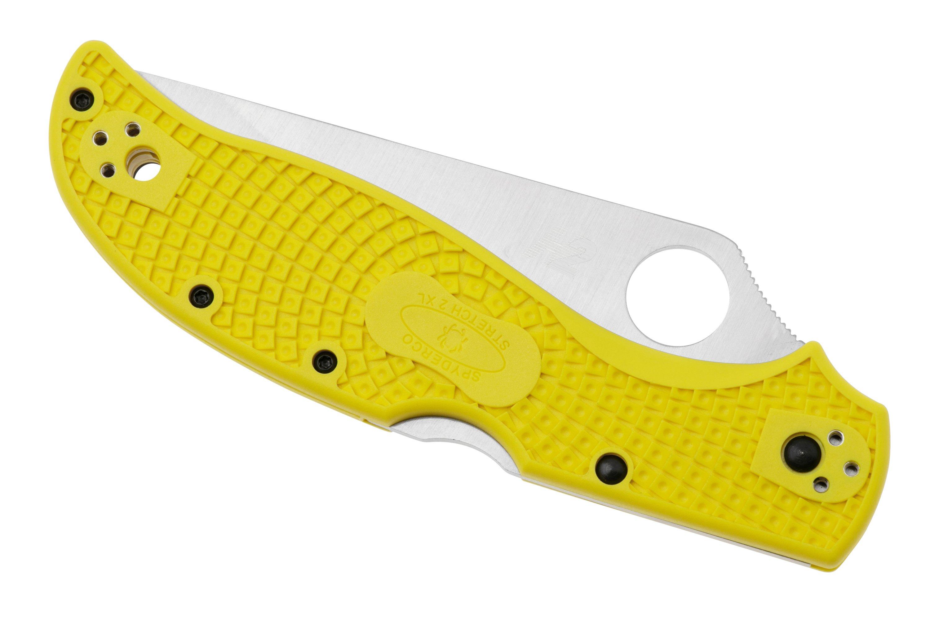 Spyderco Stretch 2 Xl Salt H-2 C258pyl Yellow Frn, Zakmes 