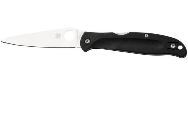 Afbeelding voor Spyderco Charisma C259PBK Satin CTS BD1N, Black FRN, zakmes, Eric Glesser design