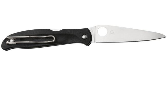 Afbeelding voor Spyderco Charisma C259PBK Satin CTS BD1N, Black FRN, zakmes, Eric Glesser design