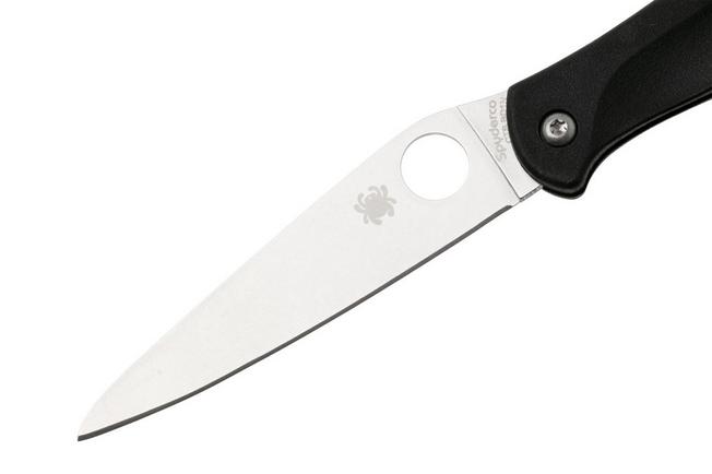 Afbeelding voor Spyderco Charisma C259PBK Satin CTS BD1N, Black FRN, zakmes, Eric Glesser design