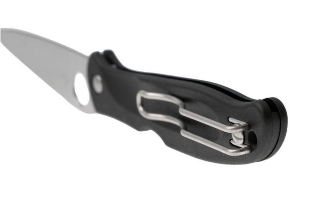 Afbeelding voor Spyderco Charisma C259PBK Satin CTS BD1N, Black FRN, zakmes, Eric Glesser design