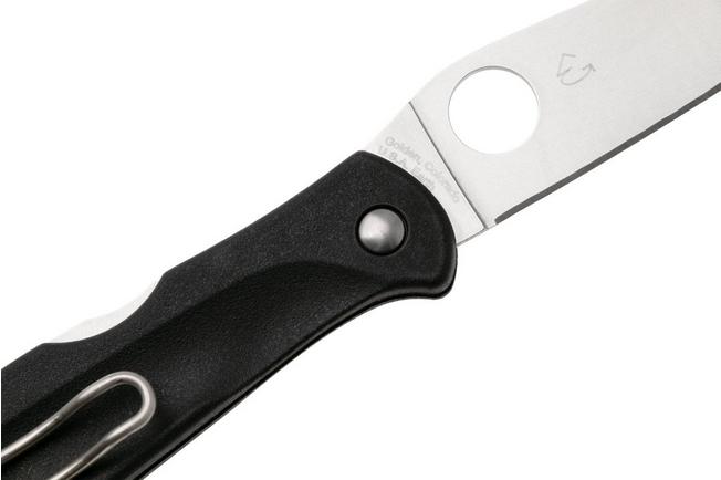 Afbeelding voor Spyderco Charisma C259PBK Satin CTS BD1N, Black FRN, zakmes, Eric Glesser design