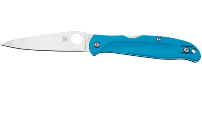 Afbeelding voor Spyderco Charisma C259PBL Satin CTS BD1N, Blue FRN, zakmes, Eric Glesser design