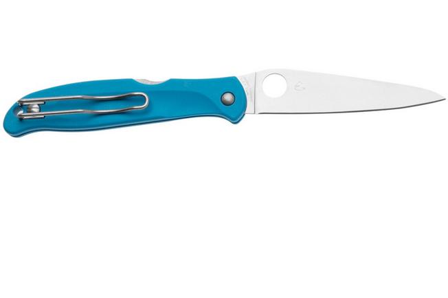 Afbeelding voor Spyderco Charisma C259PBL Satin CTS BD1N, Blue FRN, zakmes, Eric Glesser design