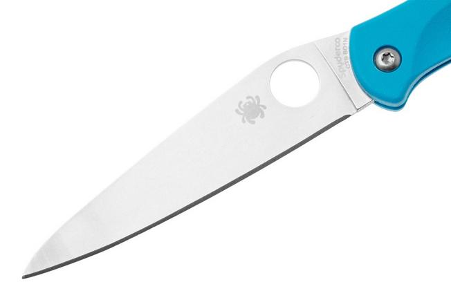 Afbeelding voor Spyderco Charisma C259PBL Satin CTS BD1N, Blue FRN, zakmes, Eric Glesser design