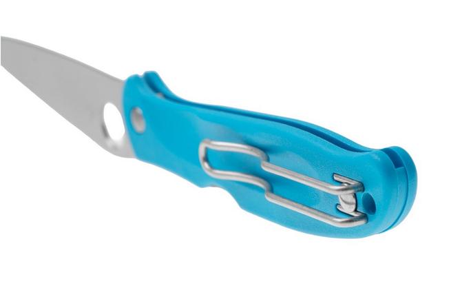 Afbeelding voor Spyderco Charisma C259PBL Satin CTS BD1N, Blue FRN, zakmes, Eric Glesser design
