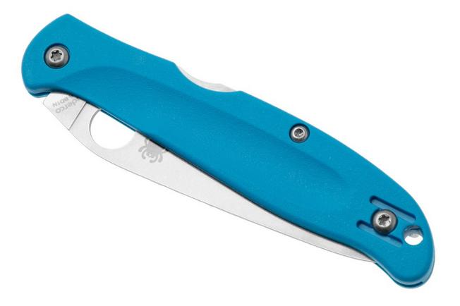 Afbeelding voor Spyderco Charisma C259PBL Satin CTS BD1N, Blue FRN, zakmes, Eric Glesser design