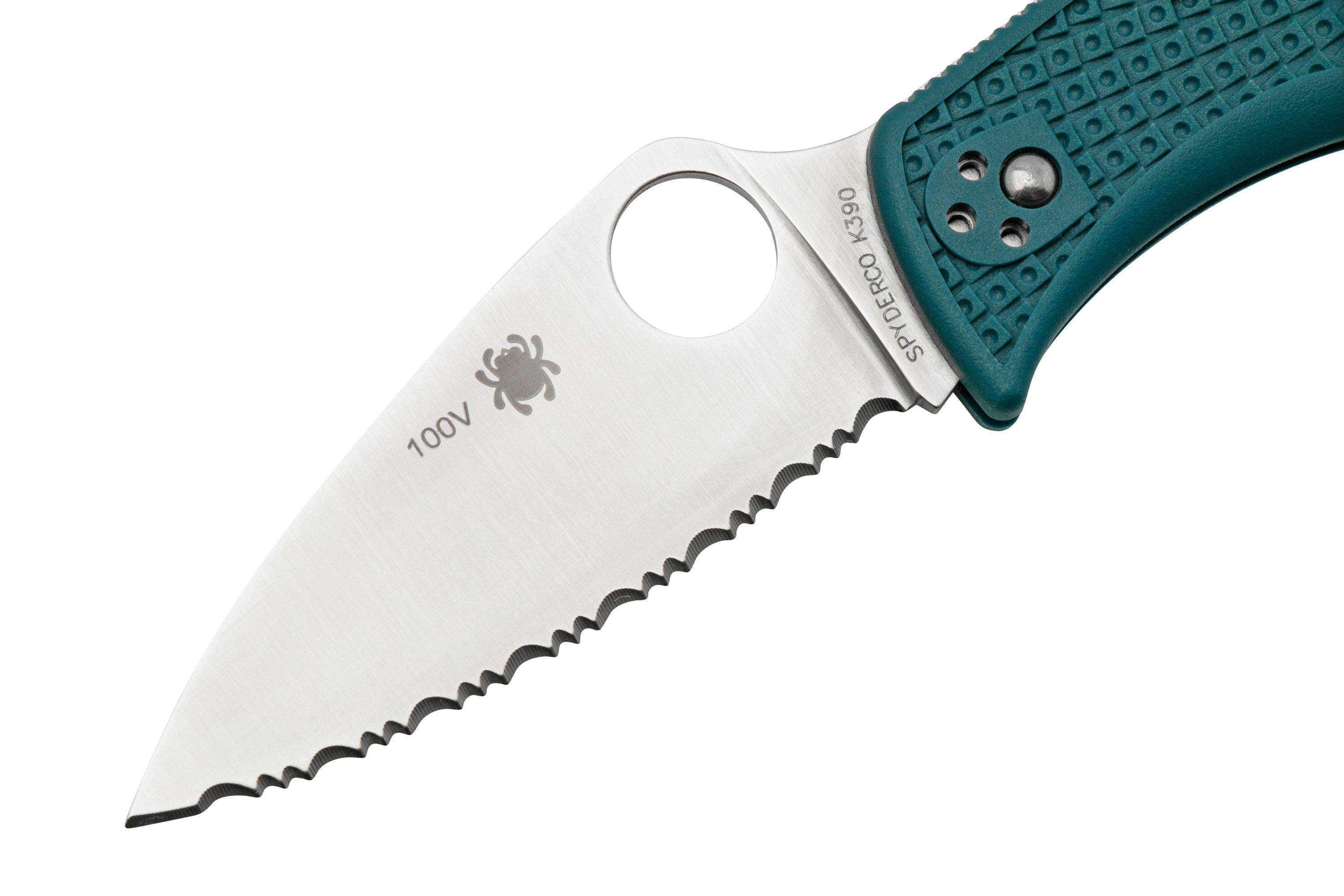 Kuhn Rikon 22213 Coltello Dentellato Per Verdure, Lama In Acciaio, Manico Rosso, Lavabile In Lavastoviglie