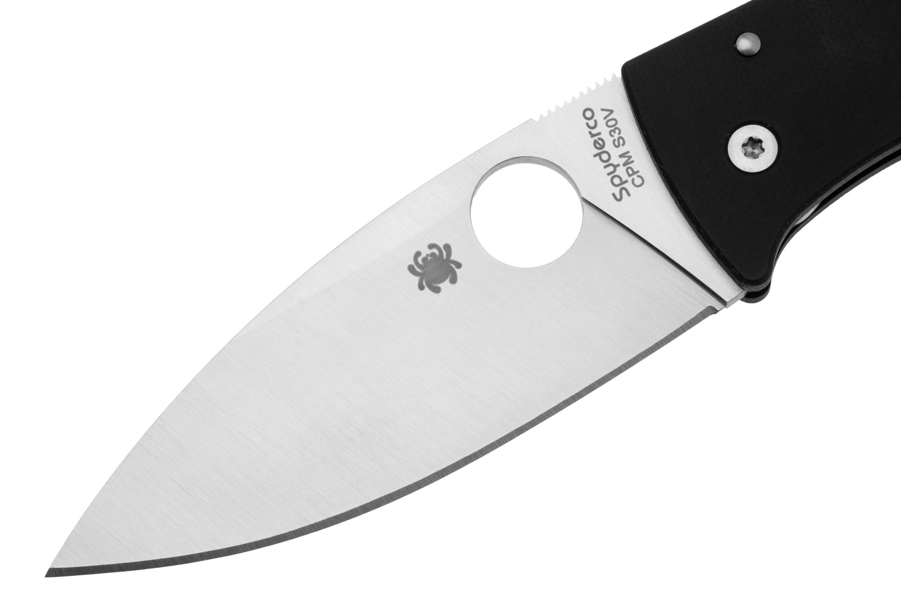 Spyderco Bodacious C263GP Black G10 navaja, Sal Glesser design ...