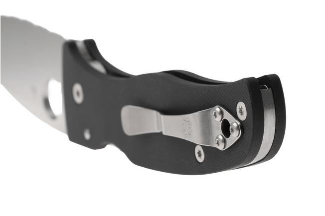 Afbeelding voor Spyderco Bodacious C263GS Black G10 serrated zakmes, Sal Glesser design