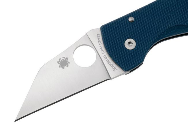 Imagen para Spyderco MicroJimbo CPM SPY27 C264GPCBL Cobalt Blue G10, navaja, diseño de Michael Janich