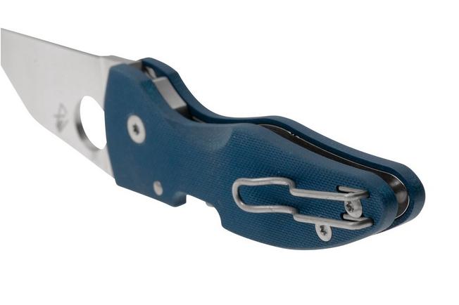 Imagen para Spyderco MicroJimbo CPM SPY27 C264GPCBL Cobalt Blue G10, navaja, diseño de Michael Janich