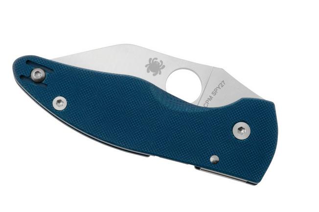 Imagen para Spyderco MicroJimbo CPM SPY27 C264GPCBL Cobalt Blue G10, navaja, diseño de Michael Janich