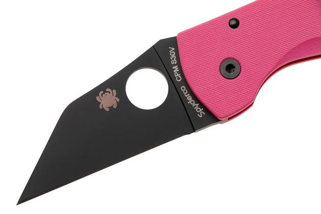 Imagen para pyderco MicroJimbo Black DLC CPM S30V C264GPNBKP Pink G10, Sprint Run navaja, diseño de Michael Janich