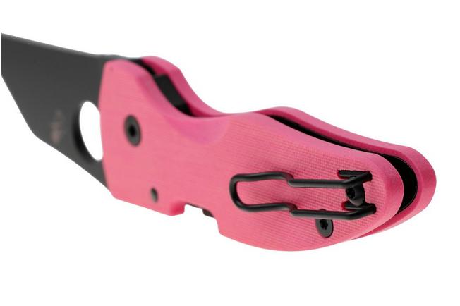 Imagen para pyderco MicroJimbo Black DLC CPM S30V C264GPNBKP Pink G10, Sprint Run navaja, diseño de Michael Janich