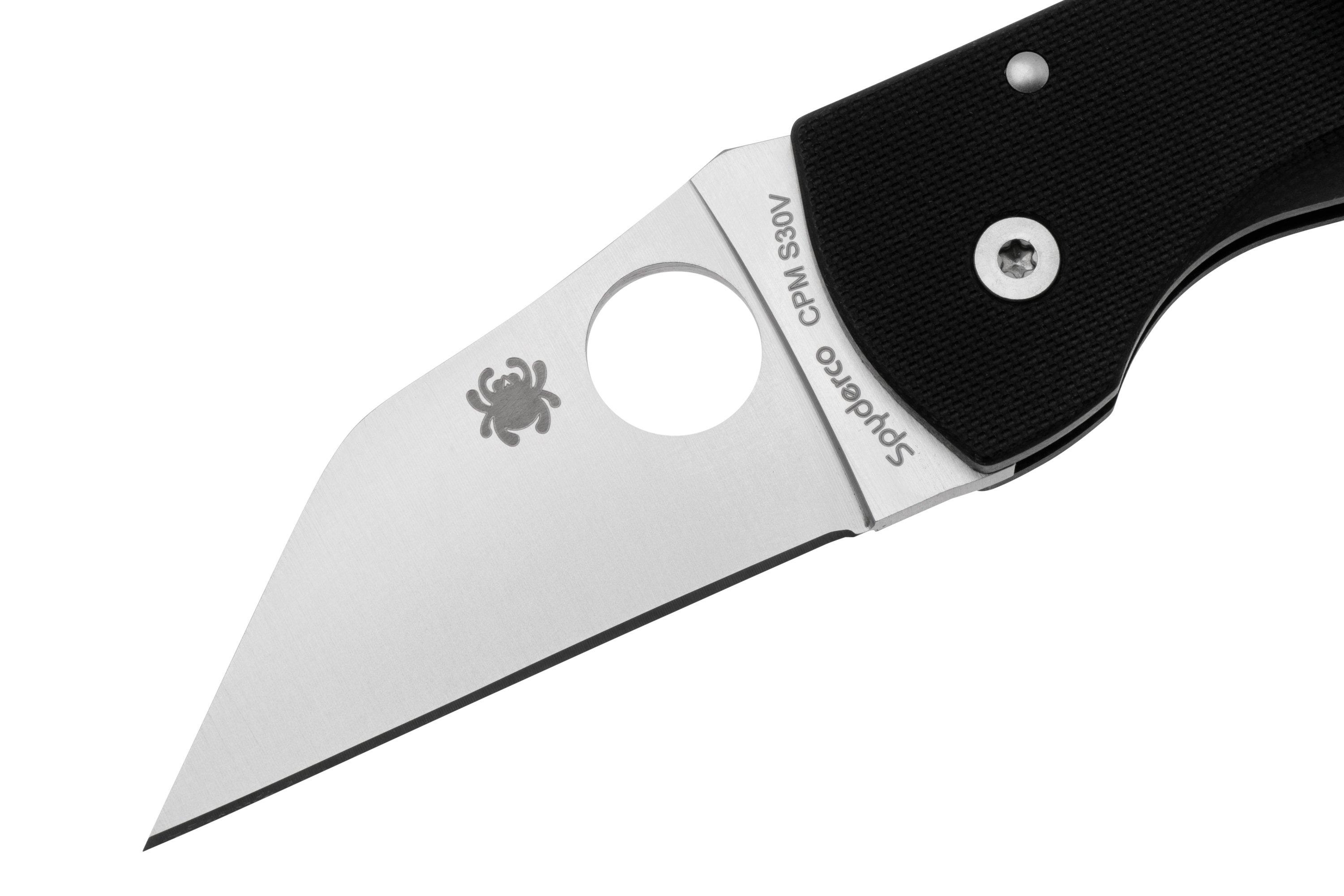 Spyderco MicroJimbo C264GP Black G10, pocket knife, Michael Janich ...