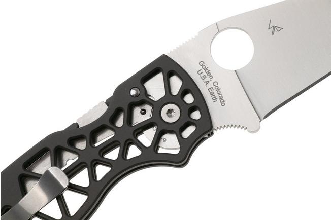 Bild für Spyderco Edgerati C266ALP Aluminum, CPM S30V Taschenmesser, Sal Glesser Design