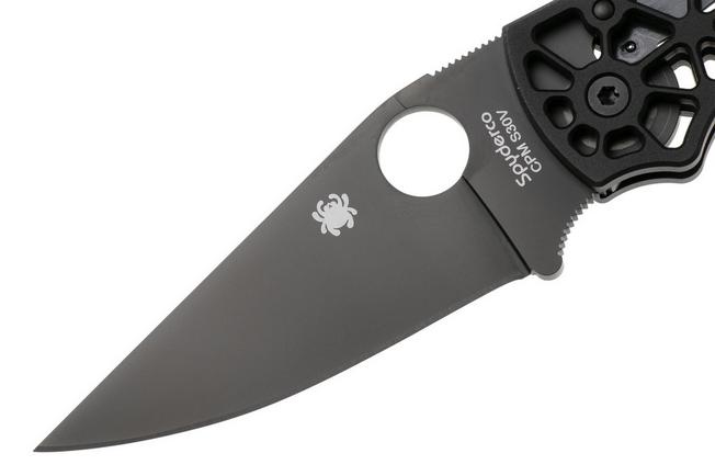 Immagine per Spyderco Edgerati Black DLC C266BKALBKP Aluminum, CPM S30V coltello da tasca, Sal Glesser design