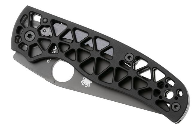 Immagine per Spyderco Edgerati Black DLC C266BKALBKP Aluminum, CPM S30V coltello da tasca, Sal Glesser design