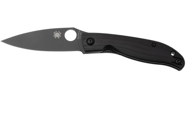 Afbeelding voor Spyderco Mantra 4 Black C274GBBKP Black 8Cr13MoV, Black G10, zakmes, Eric Glesser design