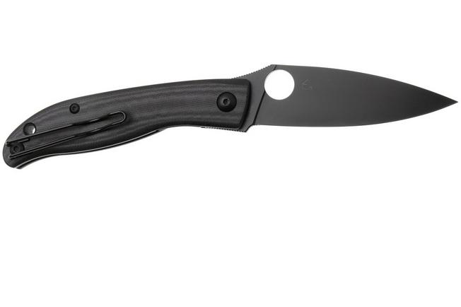 Afbeelding voor Spyderco Mantra 4 Black C274GBBKP Black 8Cr13MoV, Black G10, zakmes, Eric Glesser design