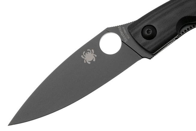 Afbeelding voor Spyderco Mantra 4 Black C274GBBKP Black 8Cr13MoV, Black G10, zakmes, Eric Glesser design