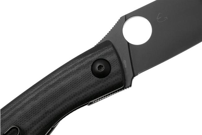 Afbeelding voor Spyderco Mantra 4 Black C274GBBKP Black 8Cr13MoV, Black G10, zakmes, Eric Glesser design