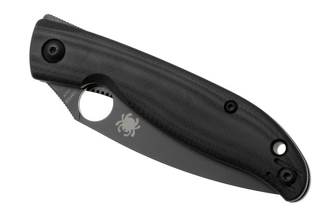 Afbeelding voor Spyderco Mantra 4 Black C274GBBKP Black 8Cr13MoV, Black G10, zakmes, Eric Glesser design